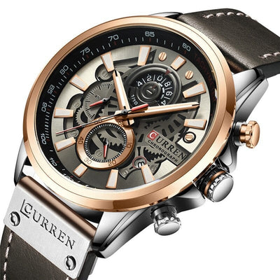 Montre Calendrier Quartz Multifonction
