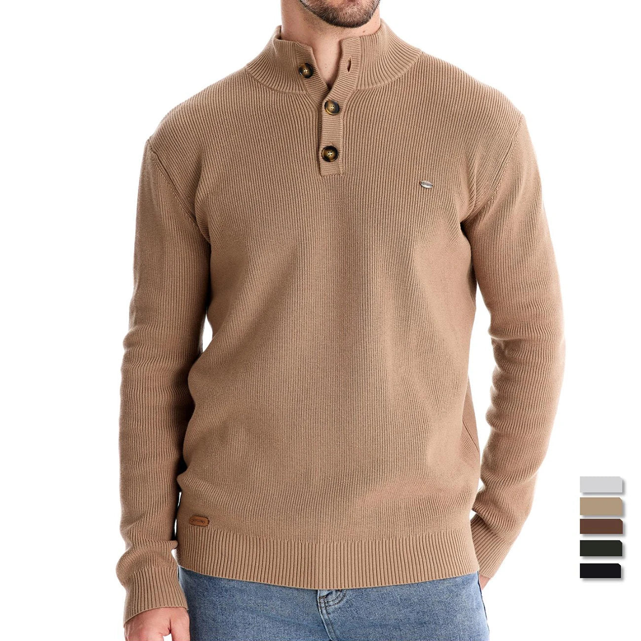 Abel | Pull pour hommes avec design à boutons