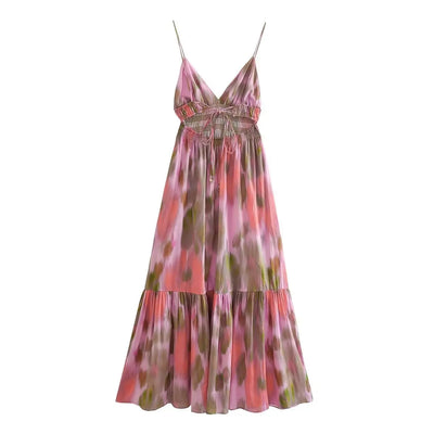 Luna | Robe Maxi d'Été Élégante