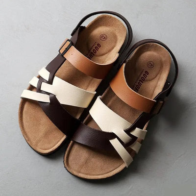 Sandales en cuir Christina
