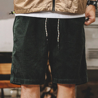 Shorts en velours côtelé