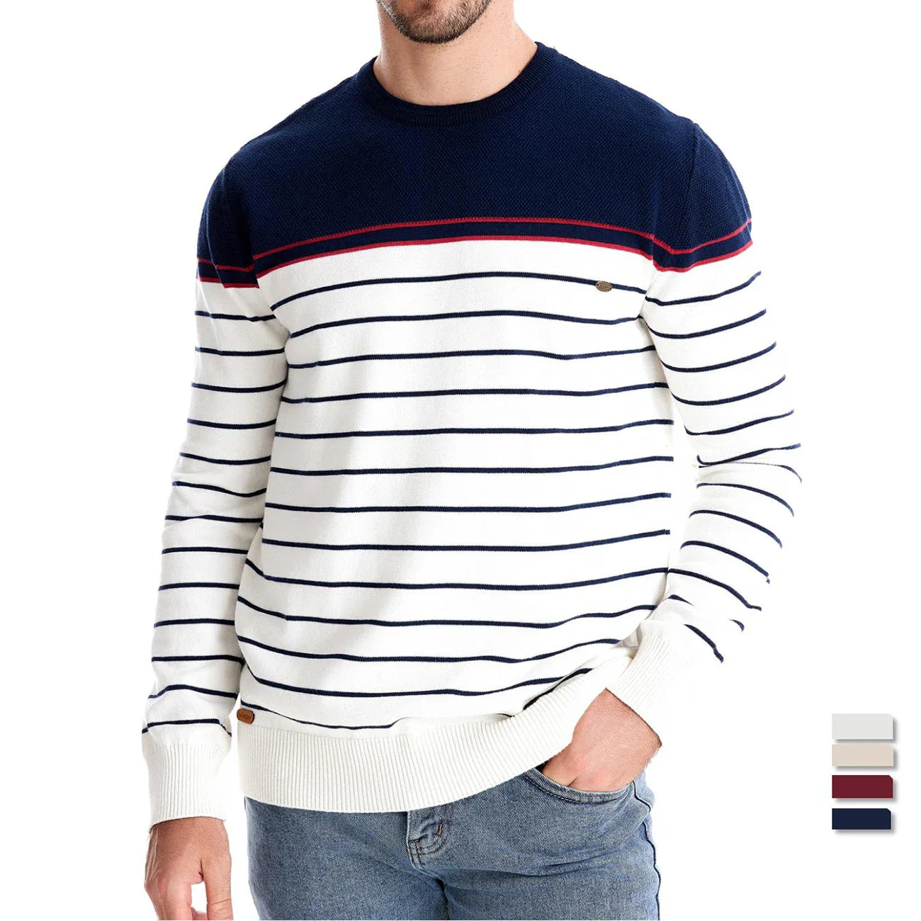 Valentijn | Pull pour hommes avec design rayé