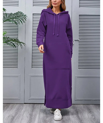 Ciska™ - Robe Élégante avec Capuche et Manches Longues