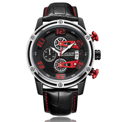 Montre Chronographe à Quartz Lumineux pour Hommes