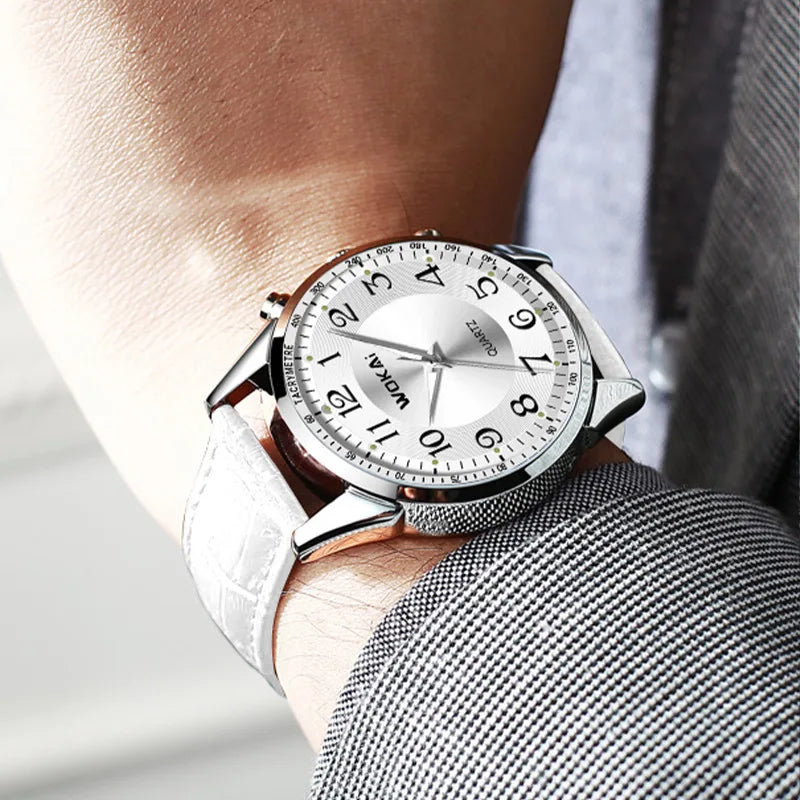 Montre Blanche Sport Décontractée