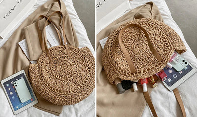 Hannah™ - Sac en paille multifonctionnel