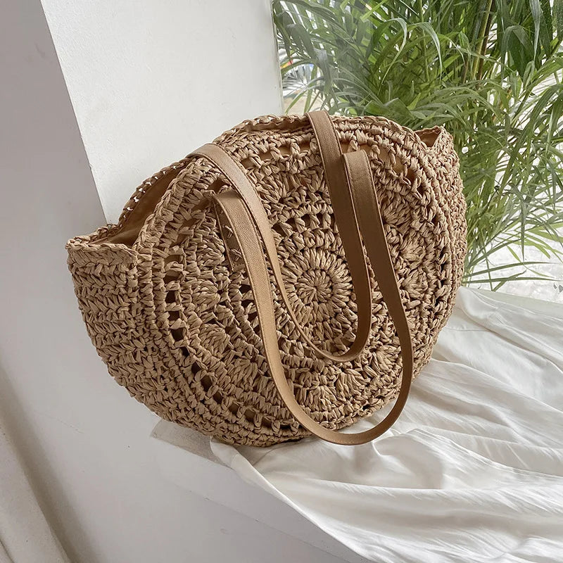 Hannah™ - Sac en paille multifonctionnel