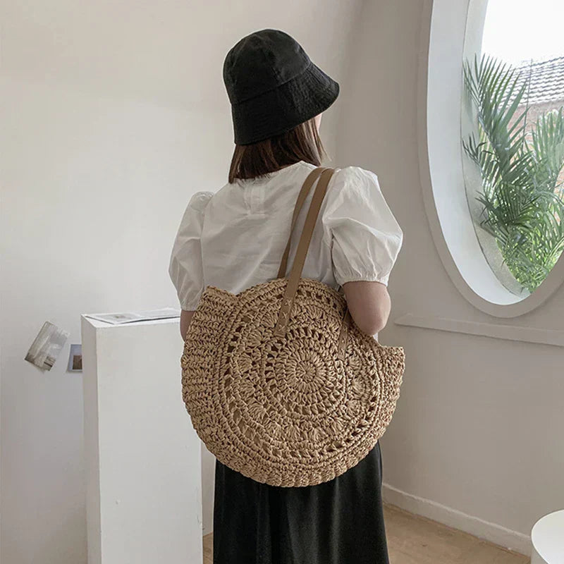 Hannah™ - Sac en paille multifonctionnel
