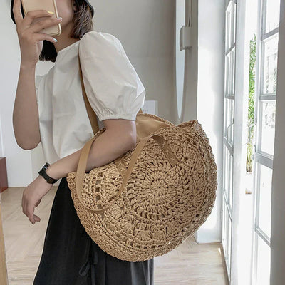 Hannah™ - Sac en paille multifonctionnel