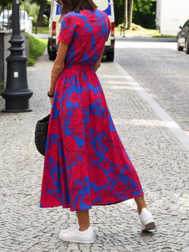 Tina | Robe Fleurie Enveloppante