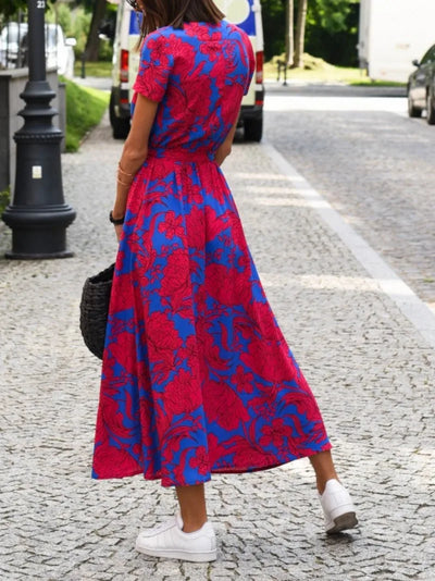 Tina | Robe Fleurie Enveloppante