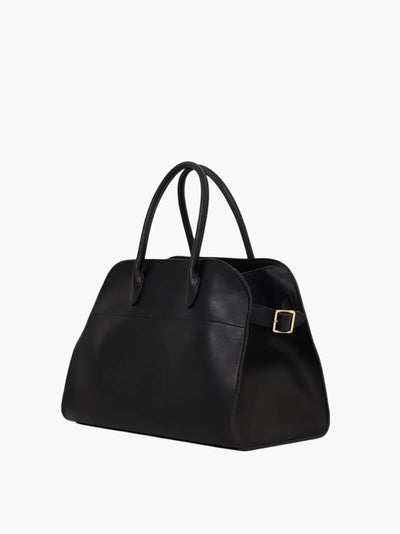 Nicole - Sac à main en cuir velours végétalien
