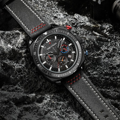 Montre de Sport Chronographe Luxe Quartz