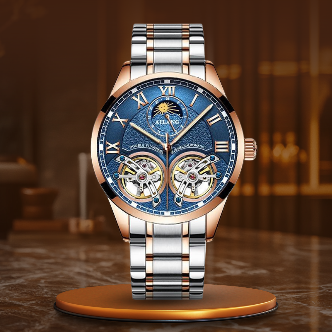Montre Mécanique d'Affaires au Design Tourbillon