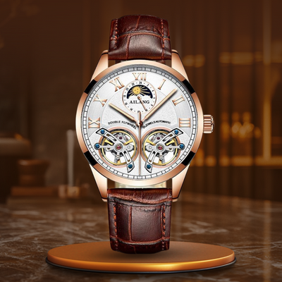 Montre Mécanique d'Affaires au Design Tourbillon