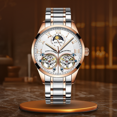 Montre Mécanique d'Affaires au Design Tourbillon