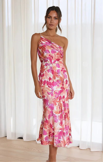 Diane | Robe en Satin Floral