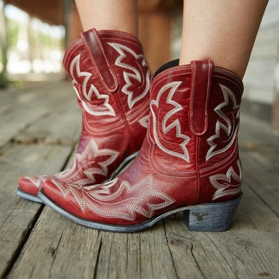 Bottes brodées Texas