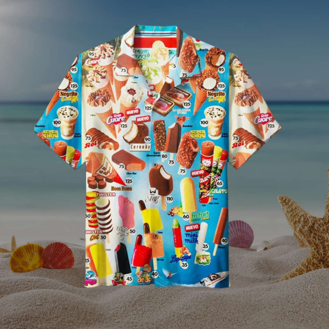 HOLA! | CHEMISE RÉTRO DE GLACES