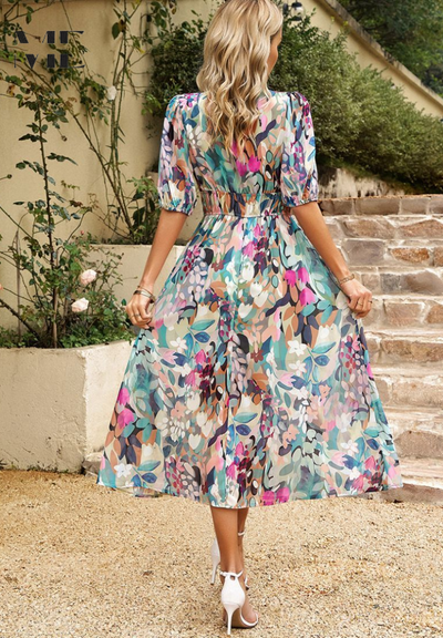 Danielle | Robe Midi Luxe Intemporelle (Quasi épuisé)