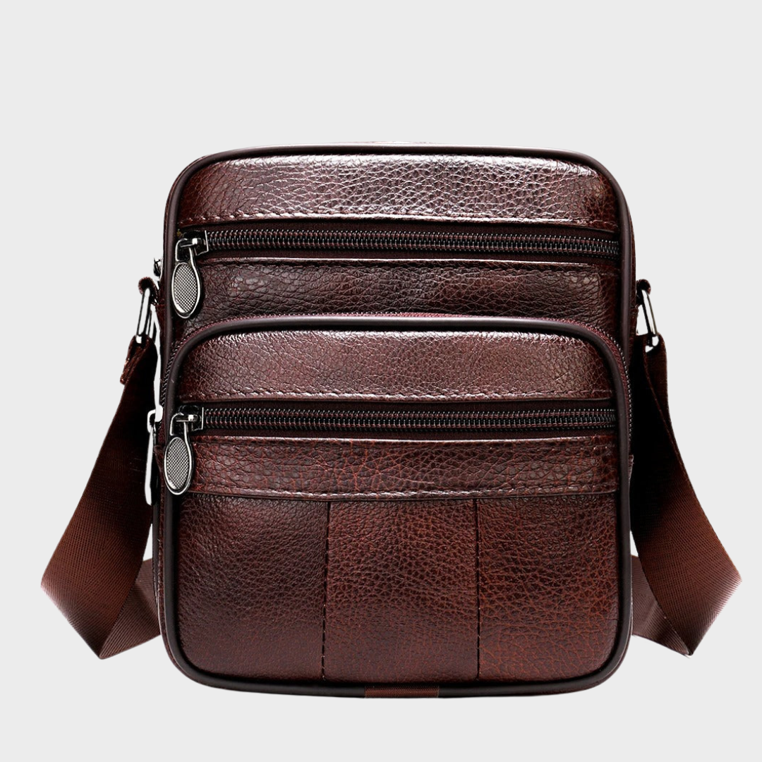 Franco | Sac bandoulière en cuir pour homme confortable