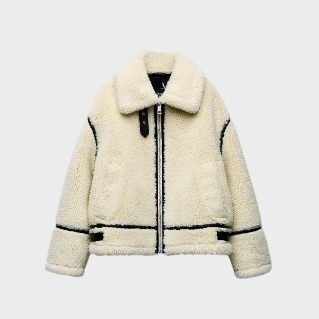 Karine - Manteau teddy douillet et tendance