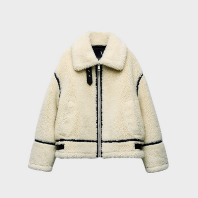 Karine - Manteau teddy douillet et tendance