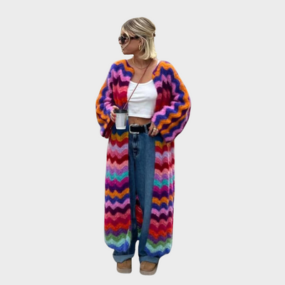 Maëlys - Cardigan en coton élégant et chaud
