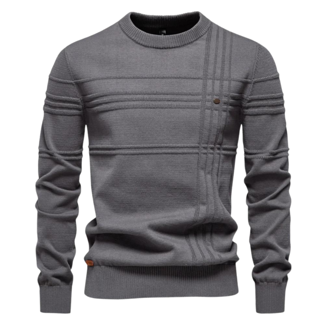 Thijmen | Pull pour homme avec design à carreaux