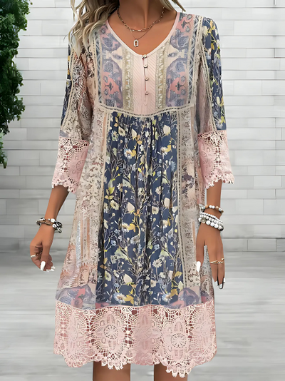 Tamara | Robe Bohémienne Fluide de Luxe (Quasi épuisée)