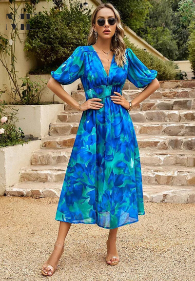 Danielle | Robe Midi Luxe Intemporelle (Quasi épuisé)