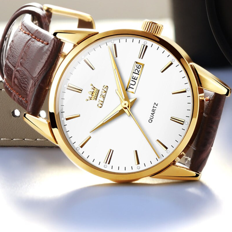 Montre de Luxe en Cuir pour Affaires