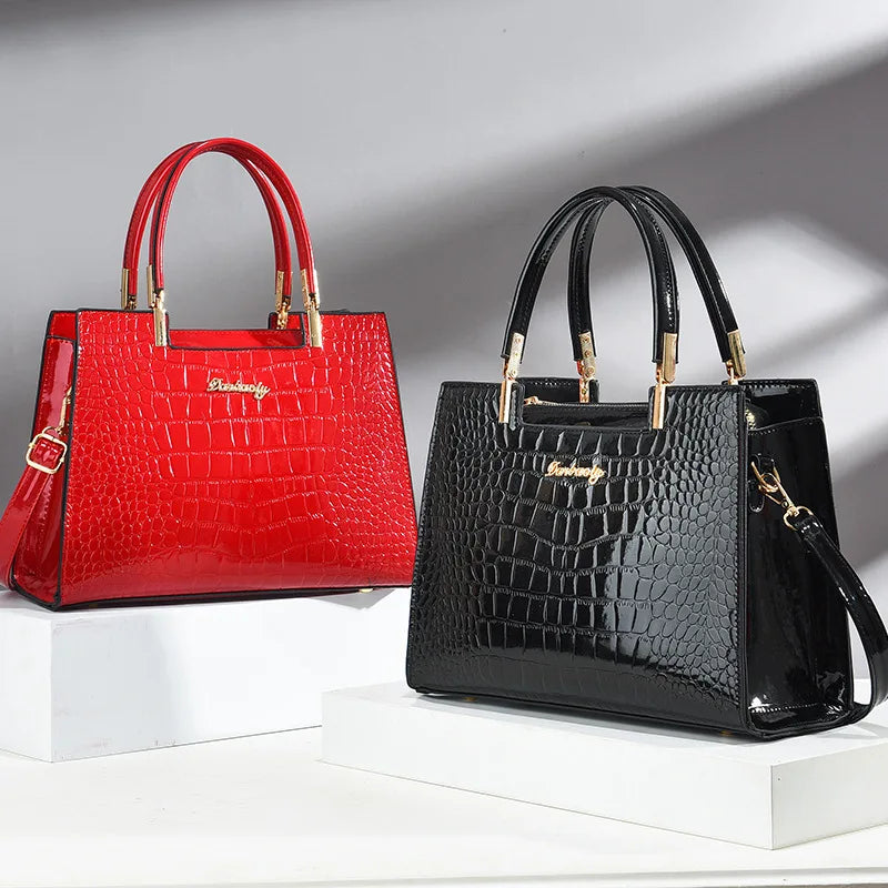 Brooklyn™ Shine | Sac de Luxe en Relief Crocodile