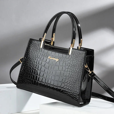 Brooklyn™ Shine | Sac de Luxe en Relief Crocodile
