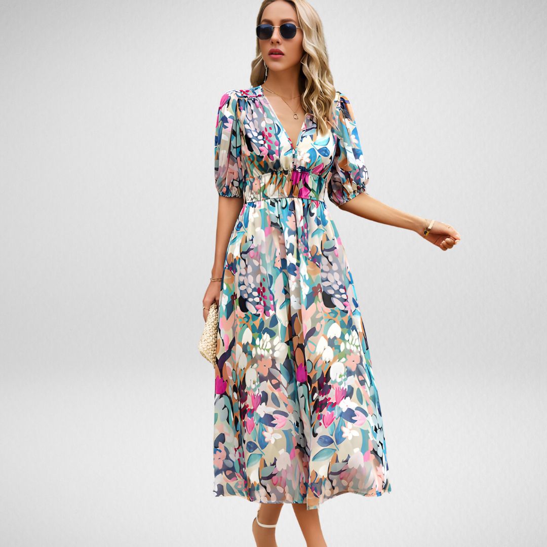 GiulianaVerdi™ Robe à col en V