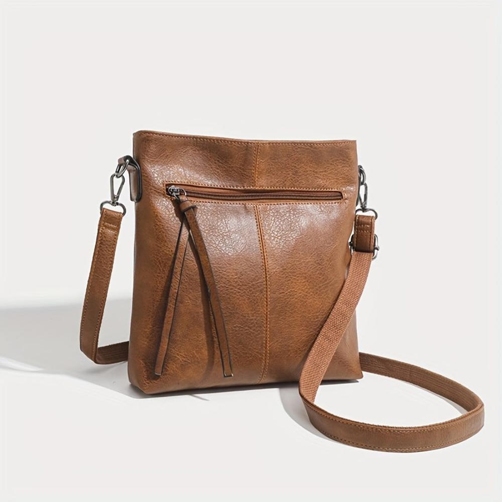Addison™ Élégance Simple | Sac Croisé Carré Rétro