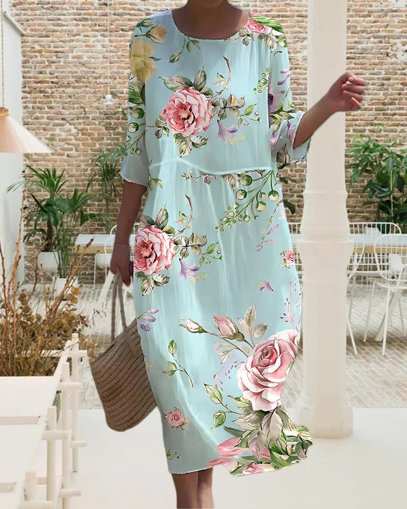 Brisha - Robe florale élégante