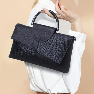 Grace™ Classique | Sac de Luxe avec Relief de Crocodile