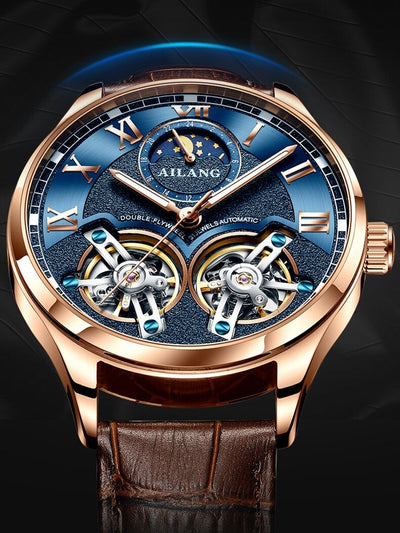 Montre Mécanique d'Affaires au Design Tourbillon
