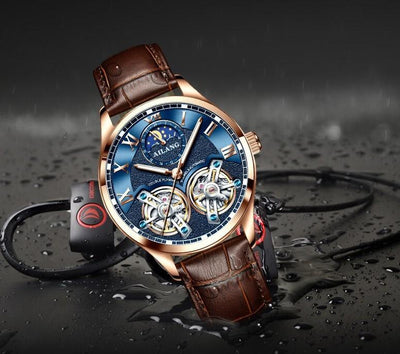 Montre Mécanique d'Affaires au Design Tourbillon