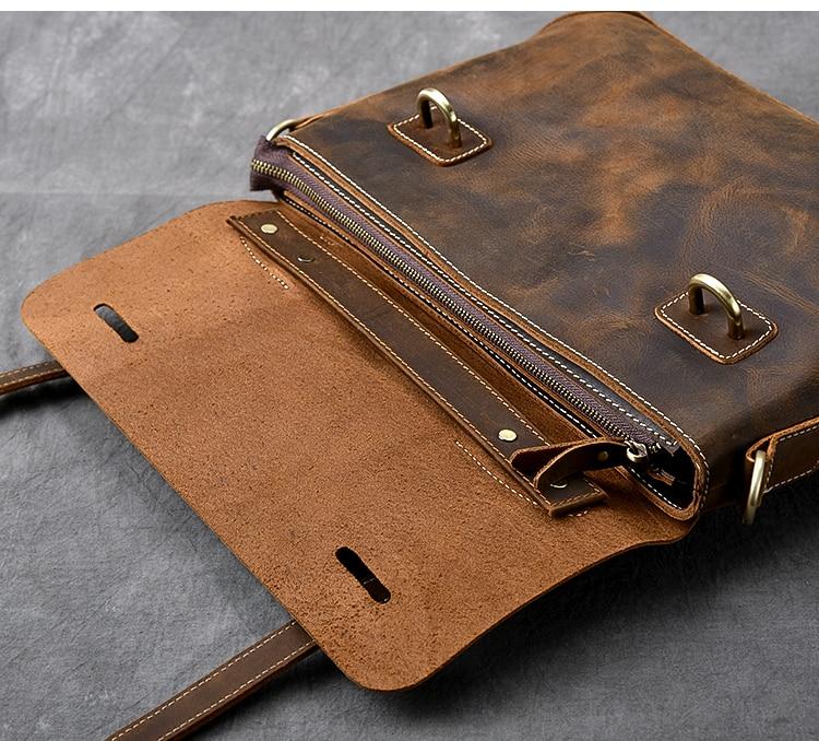 YPRES | Sac à Main en Cuir Marron