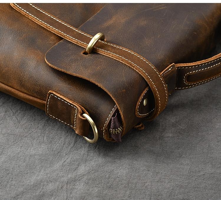 YPRES | Sac à Main en Cuir Marron