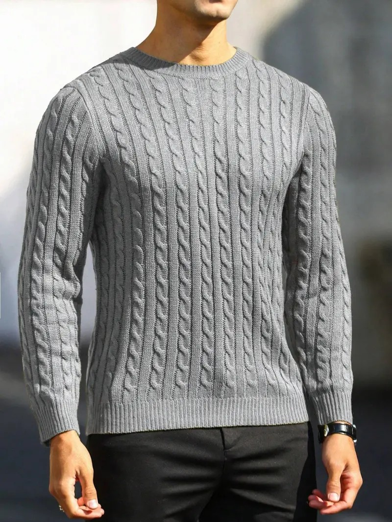 AURELIEN - PULL SLIM À MANCHES LONGUES