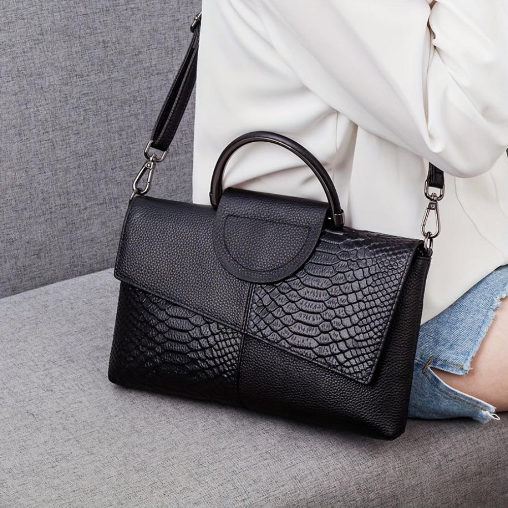 Grace™ Classique | Sac de Luxe avec Relief de Crocodile