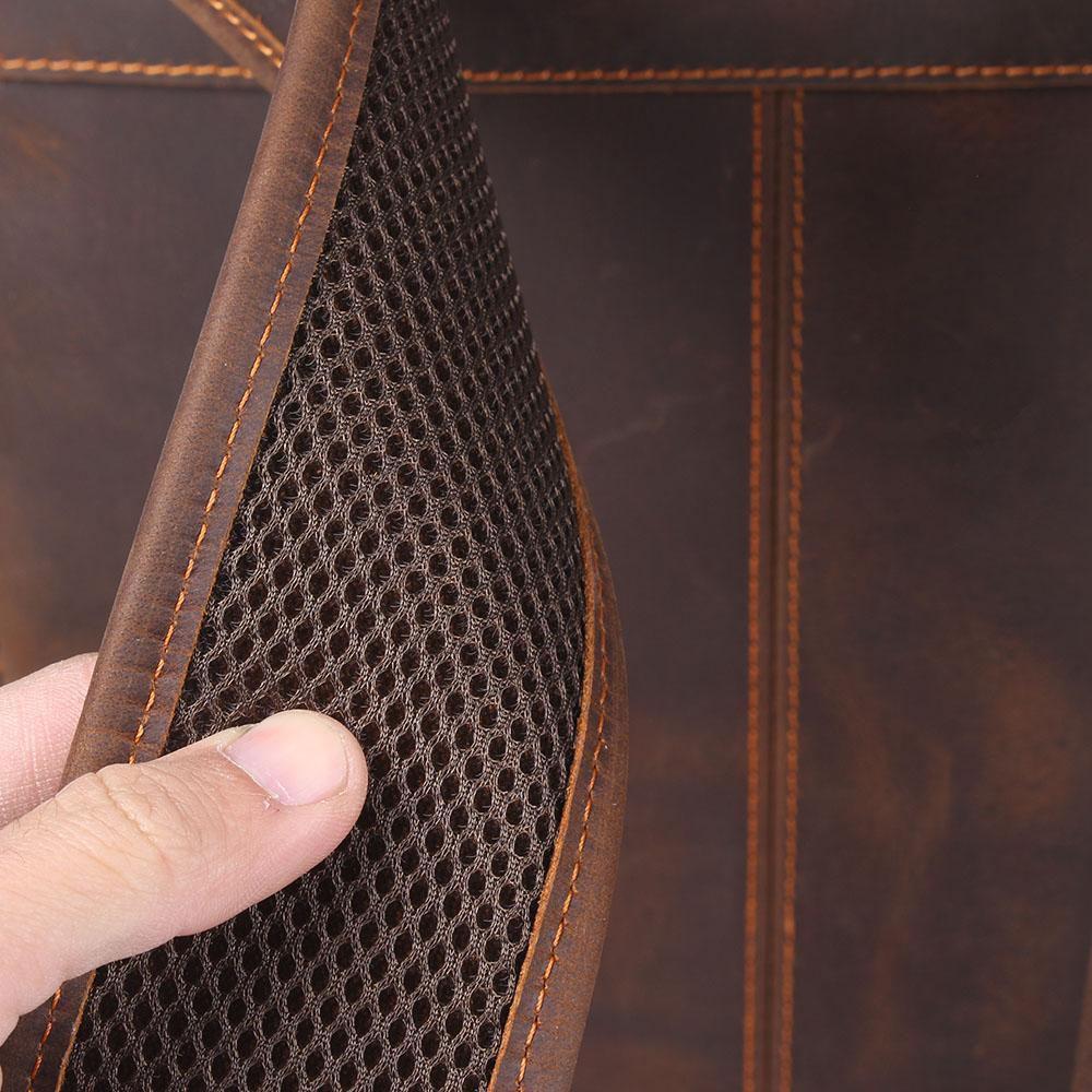 BIEFELD | Sac à Dos en Cuir Marron