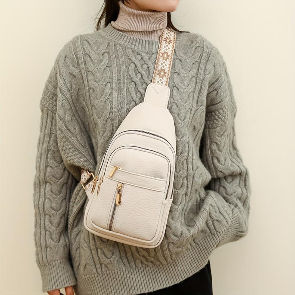 Riley™ Vintage Charm | Sac Bandoulière de Poitrine