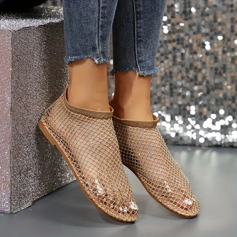 Aubrey™ - Ballerines Premium Brillantes