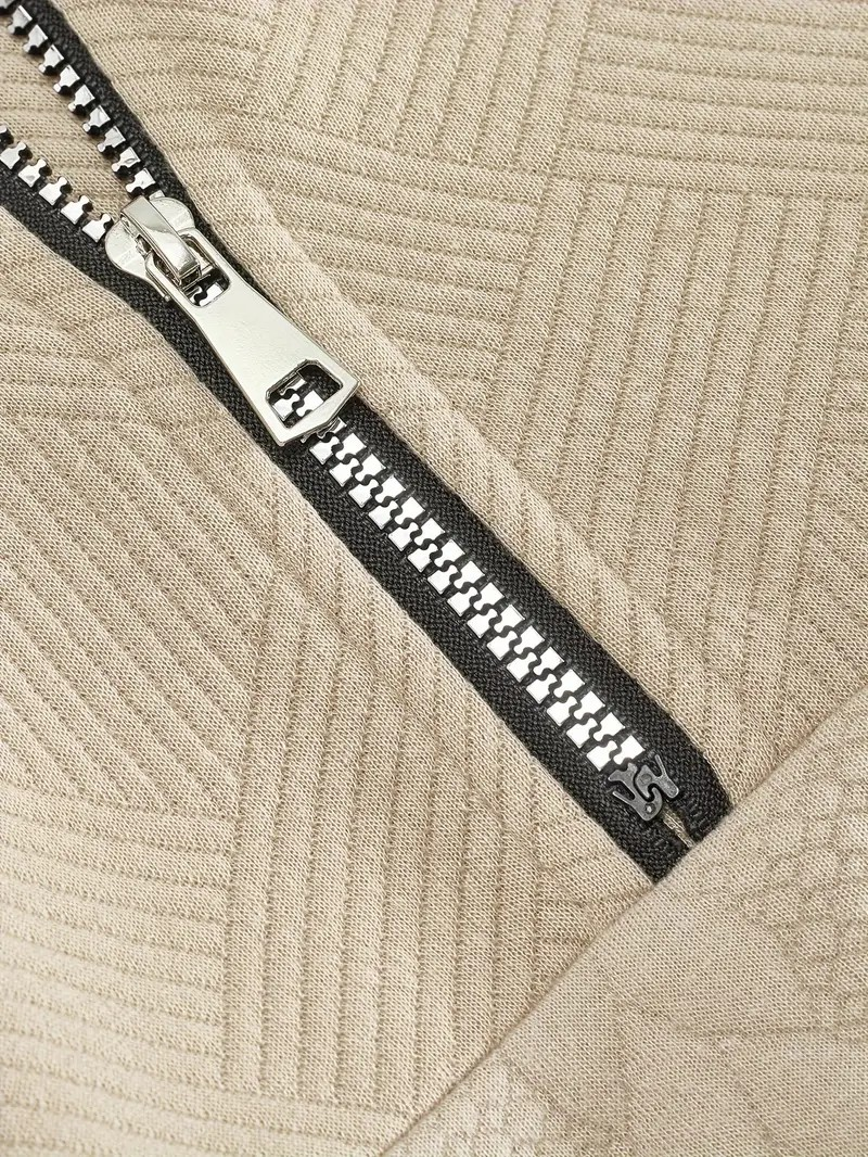 RANIER - HENLEY CASUAL À DEMI-ZIP