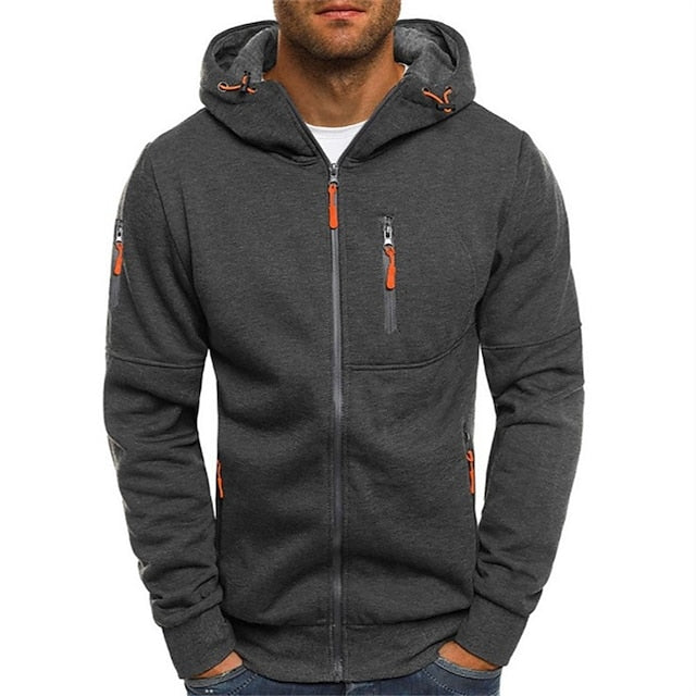 Oliver | Hoodie à zip urbain