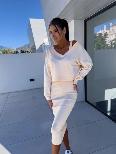 Lana - Ensemble décontracté sweat-shirt et robe